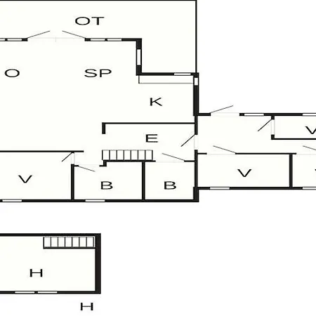 10 Person In Nordtorpa 度假居 Nord Torpa